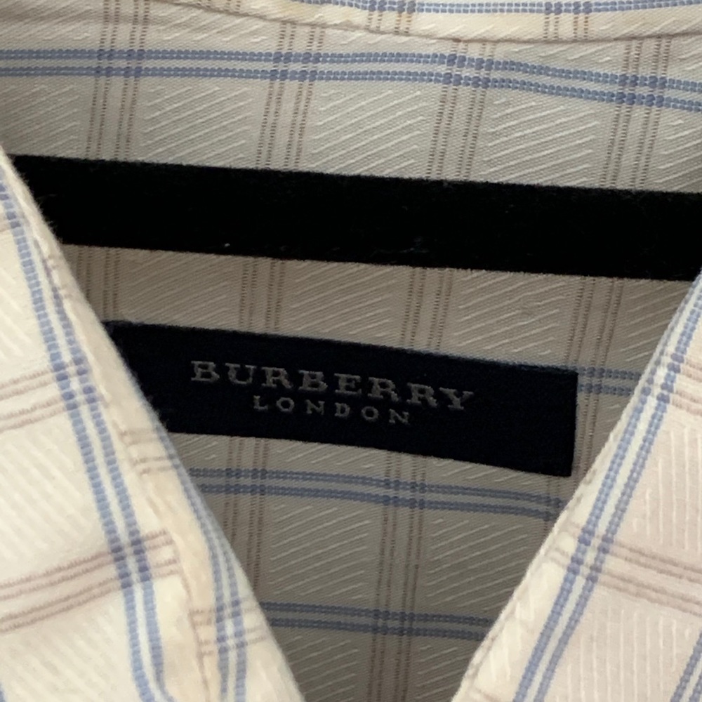 Men’s Burberry Long Sleeve Button Shirt